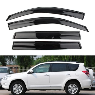 4 piezas visera de ventilación de ventana de humo protectores de lluvia para sol deflector para Toyota Rav4 2006-2012 Foto 1 de 4