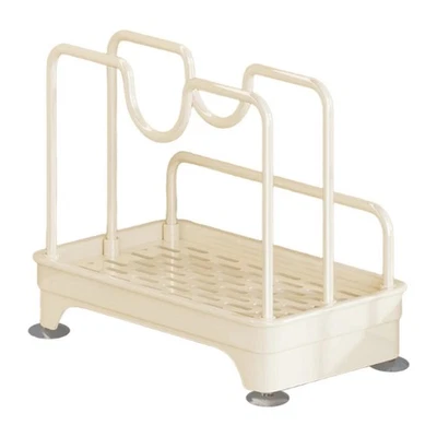 Estante organizador de tapa de olla para ollas y sartenes hojas de galletas hojas para hornear Foto 1 de 2