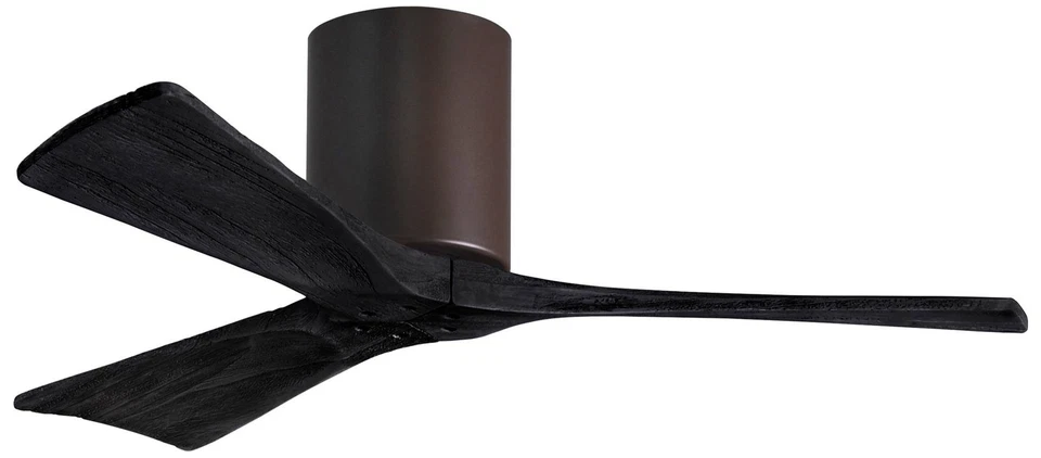 42" Matthews Irene 3H Polished Chrome Remote Hugger Ceiling Fan - Image 1 of 1