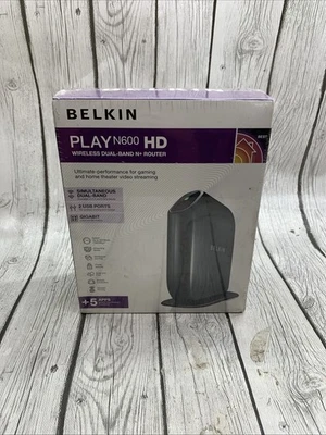  Belkin N600 Wireless Duel-Band + Router, Brand New, for Gaming - Image 1 of 4