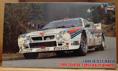 Coche de rally Hasegawa CR 30 Lancia 037 sellado interior '84 Corse Rally ganador Foto 1 de 4