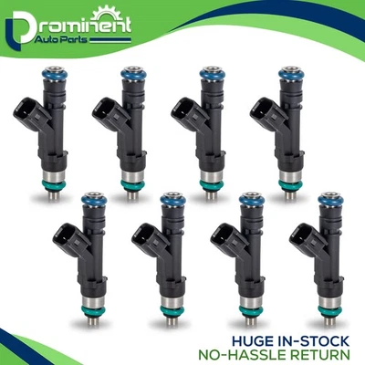 Set of 8 Fuel Injectors for 2017 Ram 4500 6.4L V8 Replace 812-11136 4627479AB - Image 1 of 4