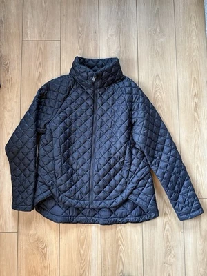 ATHLETA Whisper Featherless Full Zip Jacket Black Size Small Petite - Image 1 of 3