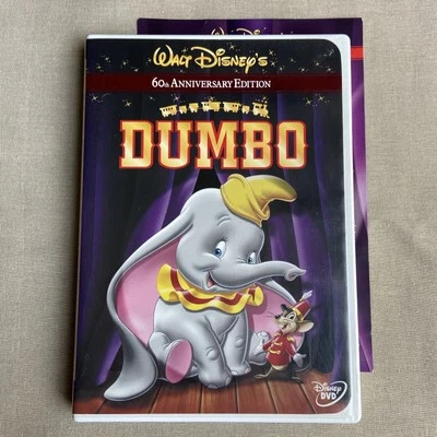 Walt Disney: Dumbo (DVD 1941 60th Anniversary + Guide) Animated + Elmer Elephant - Image 1 of 4