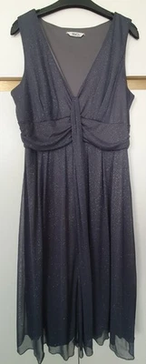 M&CO  Midi  Dress Grey Sparkle Flattering Love To Wear Get Ready To Party 🥳 - Image 1 of 4