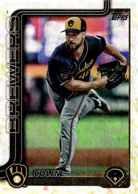 COLIN REA 2025 Topps Foilboard /417 Factory Set #75 MLB Brewers  ID:143615 - Image 1 of 2