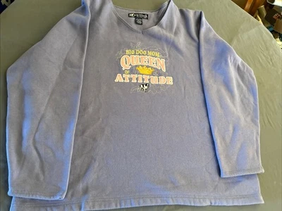 Camisa Vintage Big Dogs XLarge BIG DOG MAMÁ REINA DE ACTITUD-Jersey Manga Larga Foto 1 de 4