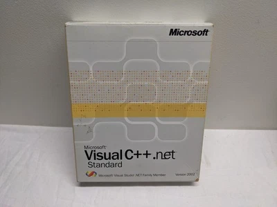 Visual C++ .net Standard 2002 (Discs and Box only) - Image 1 of 4