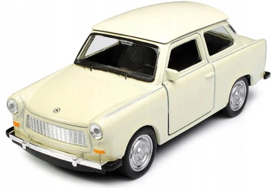 Welly Trabant 601 Cream scala 1:34 1:39 modellino auto pressofuso da 4,5 pollici - Immagine 1 di 3