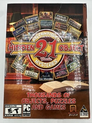 Hidden Object Classic Collection 21 Adventures Mysteries 2016 Sealed PC DVD ROM - Image 1 of 3