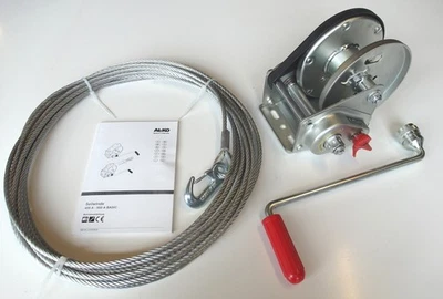 ALKO Seilwinde 900-A Basic mit Drahtseil Bootstrailer PKW Anhänger Handseilwinde - Bild 1 von 4