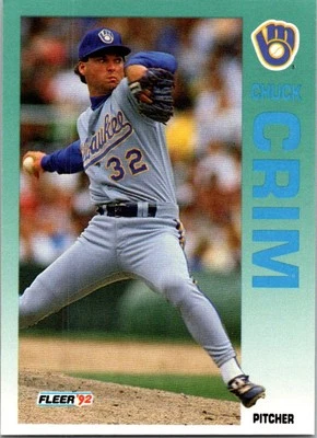 1992 Fleer #175 Chuck Crim - Image 1 of 2