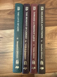 4 Christian Classics Hardcovers – Bernard of Clairvaux, Edwards, Hilton, Waldes - Bild 1 von 4