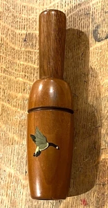 GLENN SCOBEY CANADIENSE GOOSE CALL firmado de colección - Imagen 1 de 8