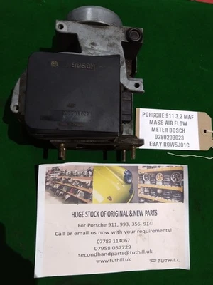 Bom Usado OEM Porsche 911 3.0 3.2 964 Bosch MAF Medidor de Fluxo de Ar em Massa 0280203023 - Imagem 1 de 4
