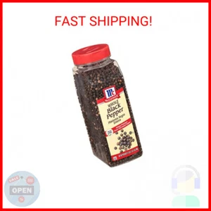 McCormick Whole Black Pepper (Made with Whole Peppercorns), 17.5 oz - Picture 1 of 2