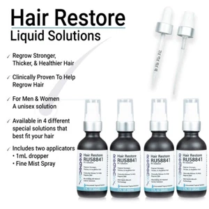 RegenRx Hair Growth & Restore RU58841 Unisex Hair Solution Formula Oil 60mL Size - Picture 1 of 12