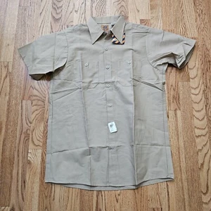 Vintage Big Ben by Wrangler Shirt M 15/15.5 38-39 CM Short Sleeve Button Up NWT - Picture 1 of 10