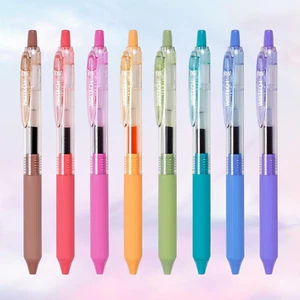 WRITECH Gel Pens Fine Point: 0.5mm Multicolor Ink Retractable 8ct Smooth Writing - Picture 1 of 7