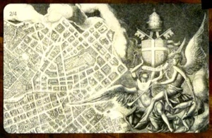 G 1241 C&C 3313 SCHEDA TELEFONICA NUOVA MAGNETIZZATA FORMA URBIS ROMAE 2/4 - Picture 1 of 2