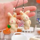 Phone Pendant Little Rabbit Key Chain Plush Bunny Doll Little Rabbit Keyring