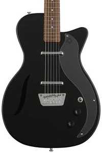 Danelectro Vintage Baritone Electric Guitar - Black - Picture 1 of 6