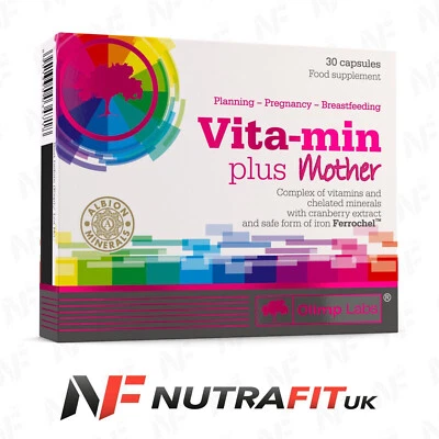 OLIMP VITA-MIN PLUS MOTHER pregnancy planning baby health mama 30 caps