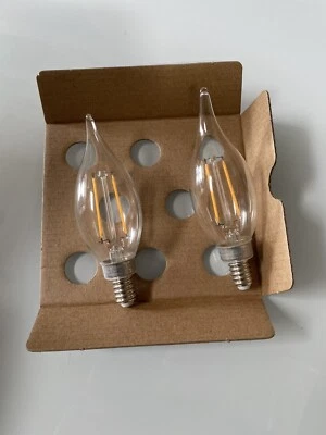 40-W Equivalent B11 Non-Dimmable Clear Glass Filament Vintage LED Light CF352C - Image 1 of 2