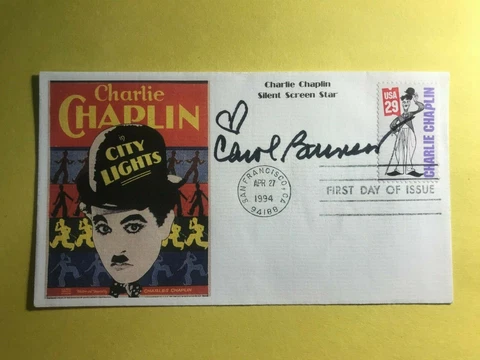 SIGNED CAROL BURNETT FDC AUTOGRAPHED FIRST DAY COVER Cover