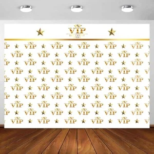 7x5Ft VIP Photography Backdrop Carpet Event Movie Award Backdrop Banner - Picture 1 of 7