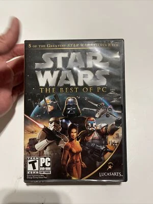 Star Wars: The Best of PC (PC, 2006) 3 Discs & case, With Manual - Image 1 of 4