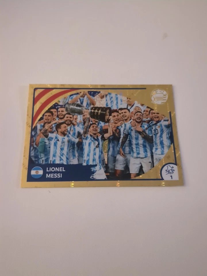 Lionel Messi 2024 Panini Copa America Sticker Legends Gold Foil #LEG6 Argentina - Image 1 of 1