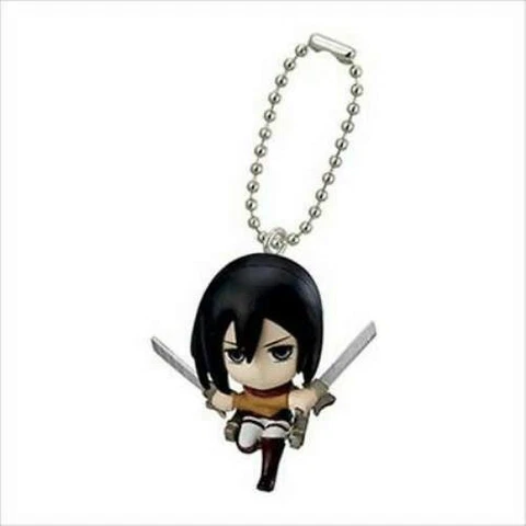 Bandai Attack on Titan Vol 1 Key chain Swing Mascot Figure Mikasa Ackerman Cover