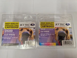 Jet tec for Dell M4640 Black 27ml and Dell M4646 Colour 25.5ml - Picture 1 of 1