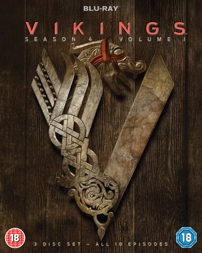 Vikings: Season 4 - Volume 1 DVD (2016) Travis Fimmel cert 18 3 discs ***NEW*** - Image 1 of 1
