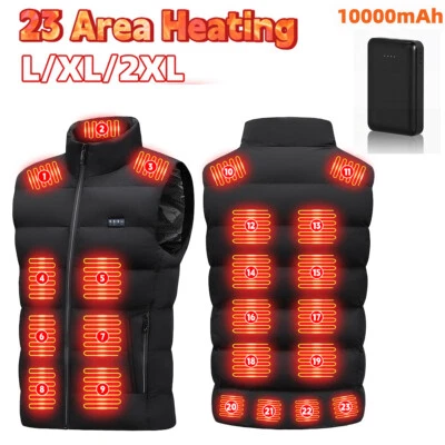 Heated Vest Women Winter Electric Warming Heated Jackets (Battery Pack Optional) - Image 1 of 4