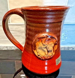 CARISBROOKE POTTERY Vintage Studio Design Taurus Mug - Hand Made in England - Picture 1 of 8