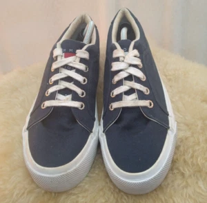 ZAPATILLAS DEPORTIVAS TOMMY HILFIGER PARA HOMBRE INFORMALES DE LONA TALLA 8 M AZUL - EXCELENTE ESTADO. - Imagen 1 de 15