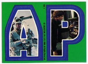 1980 pegatina Topps Empire Strikes Back S. 3 # 88 A & P - Luke/Han (ex-mt) C - Imagen 1 de 2