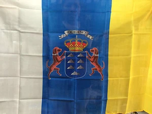 BANDERA COMUNIDAD DE CANARIAS 150x90cm - BANDERA CANARIAS 90 x 150 cm - Imagen 1 de 1