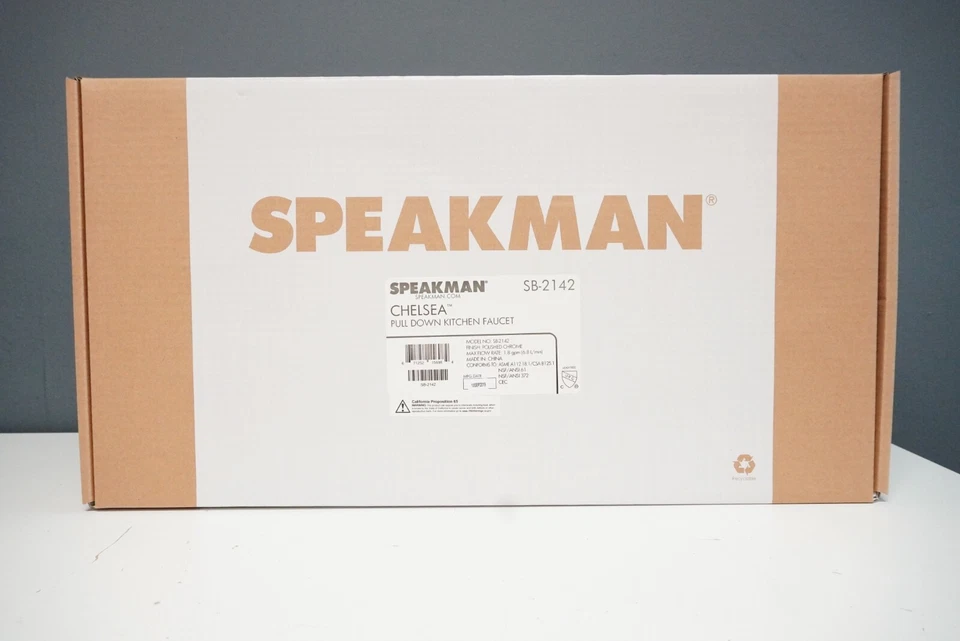 Speakman SB-2142 Chelsea 1.8 GPM 1 Hole Pull Down Kitchen Faucet - Chrome