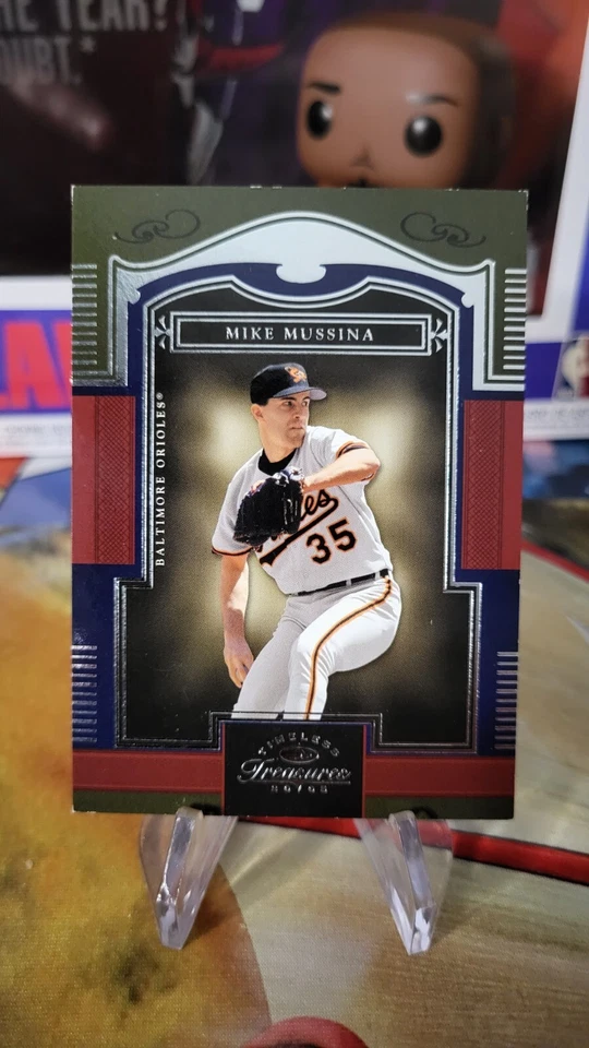 2005 Mike Mussina Donruss Timeless Treasures #/799 Card Baltimore Orioles - Image 1 of 2