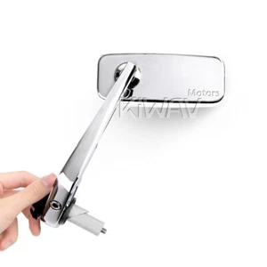 KiWAV Bar End Mirrors Classic Chrome 7/8" for Honda CB900F 919 2002-2007 - Picture 1 of 9