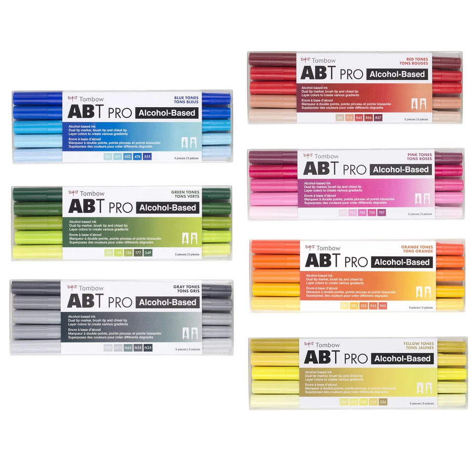 Marcadores artísticos a base de alcohol Tombow ABT PRO Foto 1 de 1
