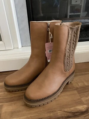 Botas Suéter Sam & Libby Mujer Scarlett Marrón Talla 9 Nuevas con Etiquetas Foto 1 de 4