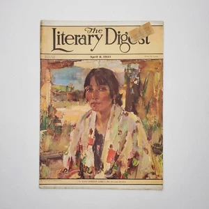 1933 April - Literary Digest Magazine - A Taos Indian Girl - .10¢ cover - Bild 1 von 4