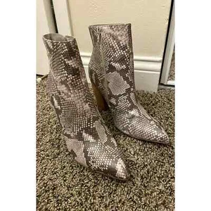 Carlos Santana Tibbie Snake Boots Women’s Size 7.5 3 Inch Ankle Boots - Picture 1 of 7