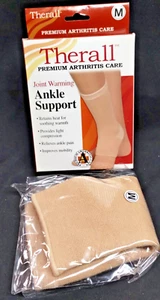 THERALL Premium Arthritis Care Joint Warming ANKLE SUPPORT size:M - Picture 1 of 5