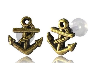 ANCLA DE LATÓN TRAGUS HELIX 16G 5/16" 8mm BIOPLAST LABRET OREJA CALIBRE CARACOLA Foto 1 de 2