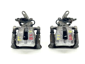 2011-2015 AUDI TT QUATTRO 8J MK2 REAR LEFT RIGHT BRAKE DISC CALIPER SET - Foto 1 di 6
